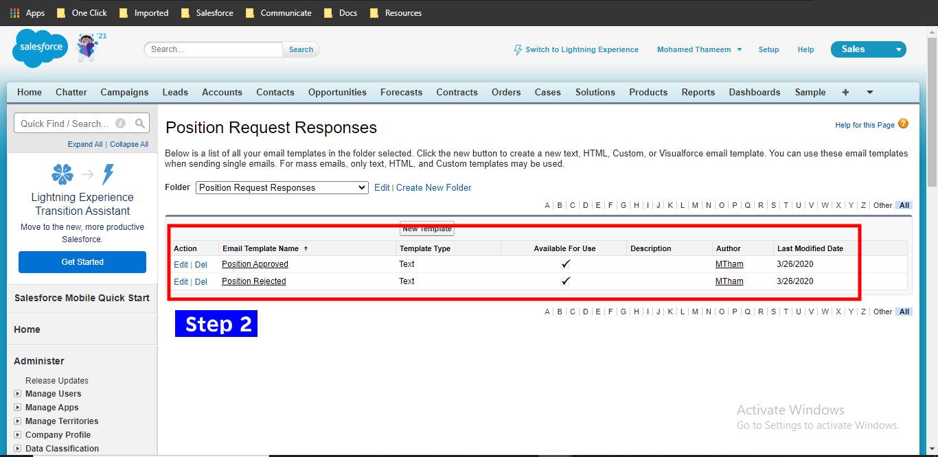 How to attach a file to an email template in Salesforce